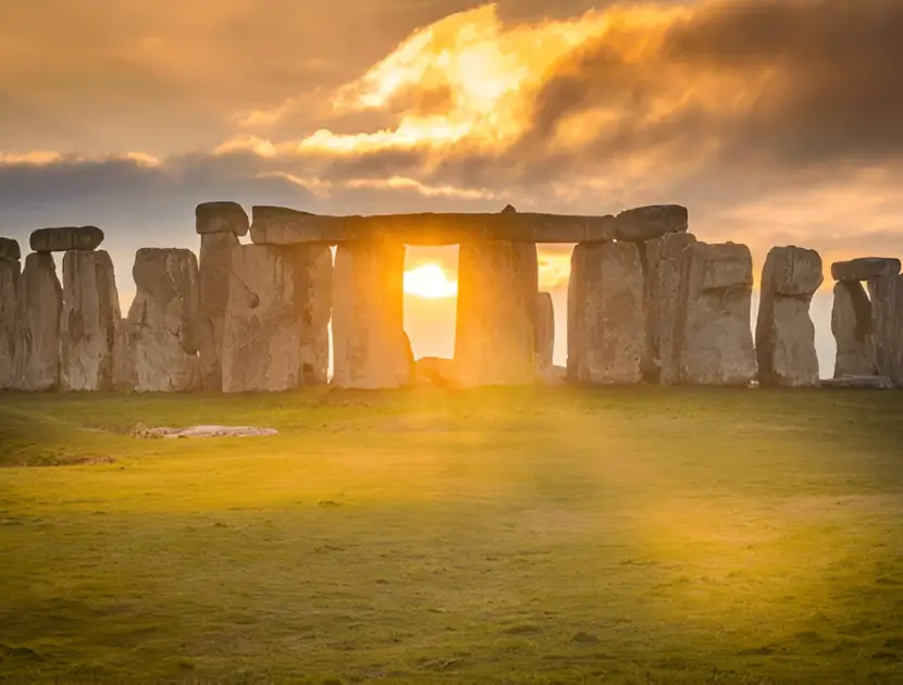 Sunset-in-Stonehenge